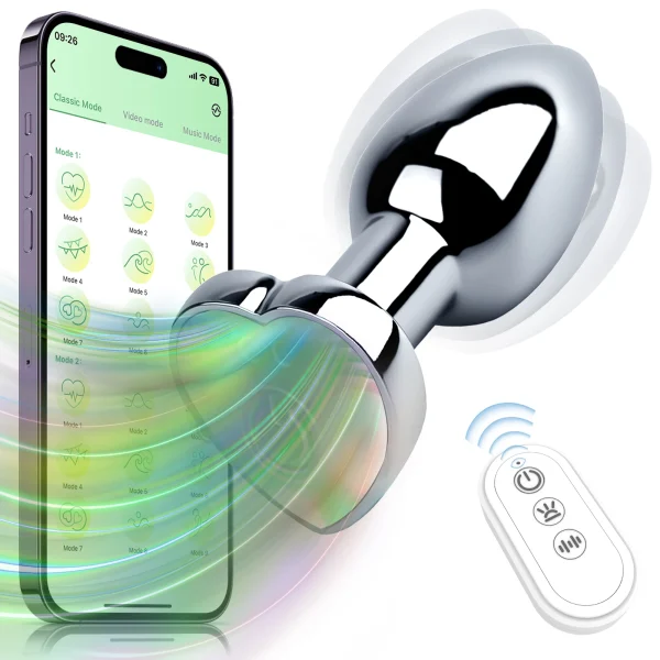 plug anal électrique lumineux