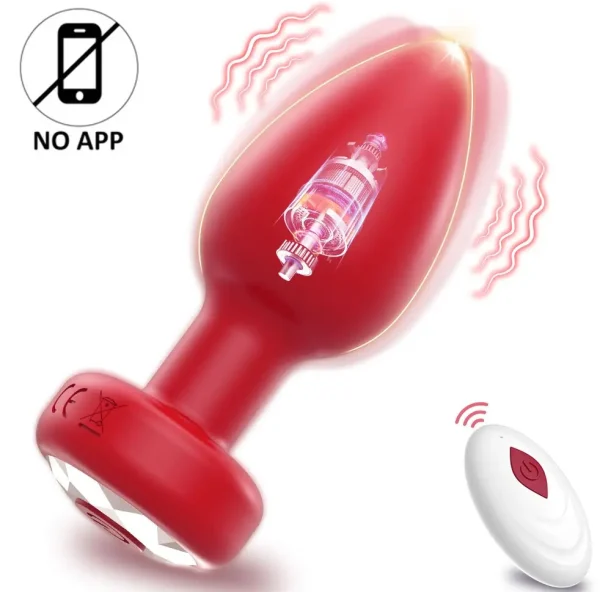 Plug anal avec télécommande