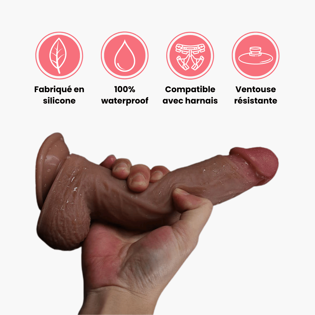silicone doux et sécuritaire gode