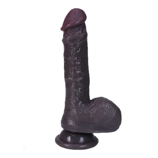 gode réaliste marron