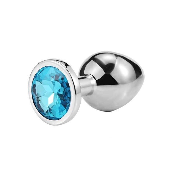 Plug anal bijou bleu turquoise