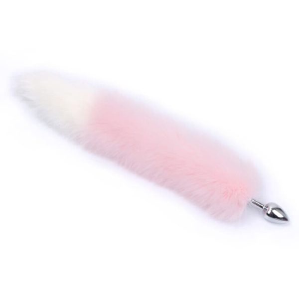 Plug Anal Queue de Renard Rose