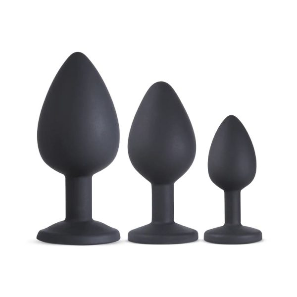 plug anal silicone noir