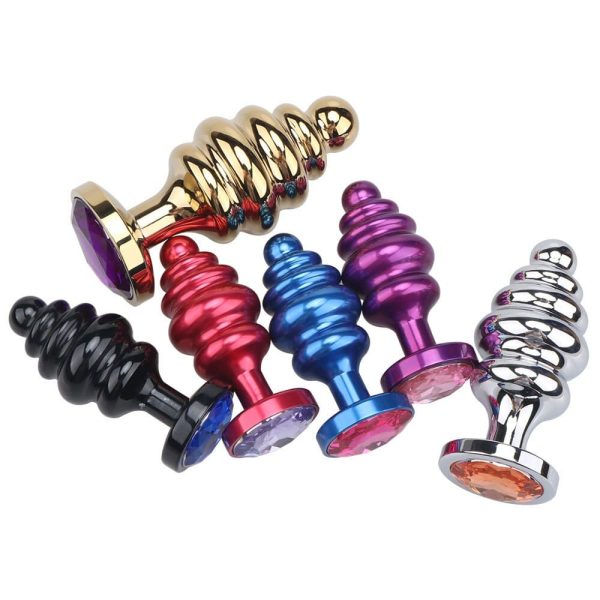 Plug Anal Spirale en métal