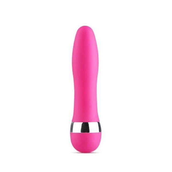 gode rose vibrant en silicone